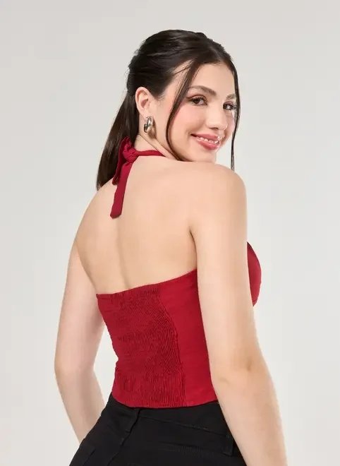 cropped frente única amarração cropped frente única amarração