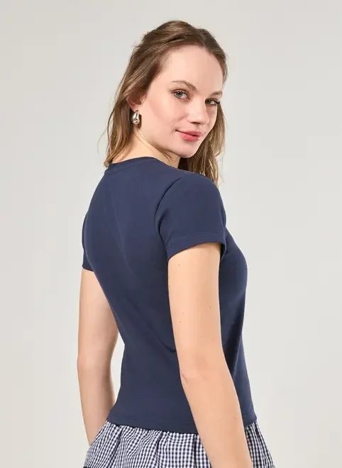 blusa azul-marinho urso blusa azul-marinho urso