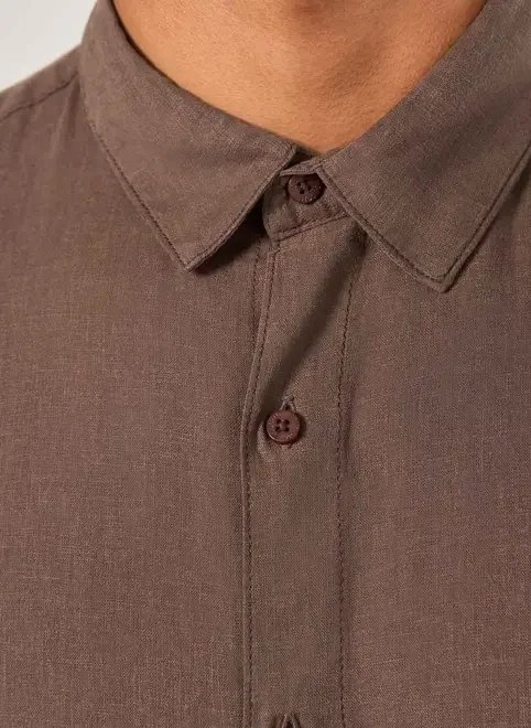 camisa comfort manga longa linho camisa comfort manga longa linho