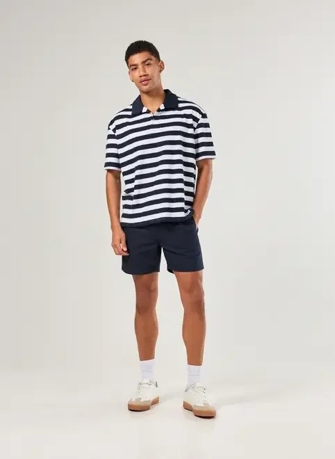 camiseta polo box atoalhada listrada camiseta polo box atoalhada listrada
