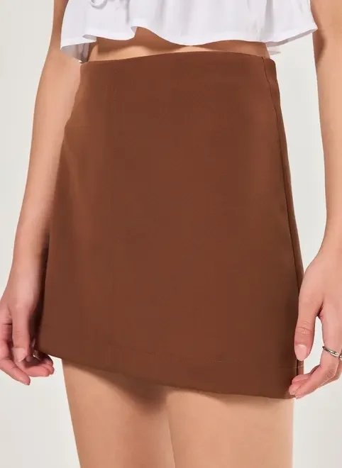 short saia básico em tecido short saia básico em tecido