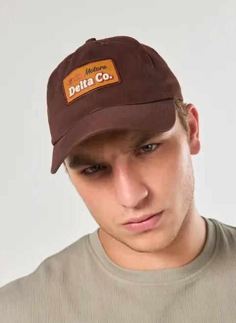 boné marrom delta boné marrom delta