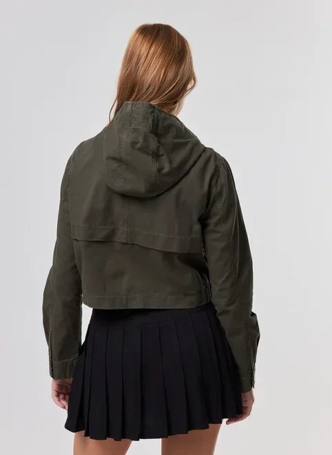 jaqueta sarja verde cropped cargo jaqueta sarja verde cropped cargo