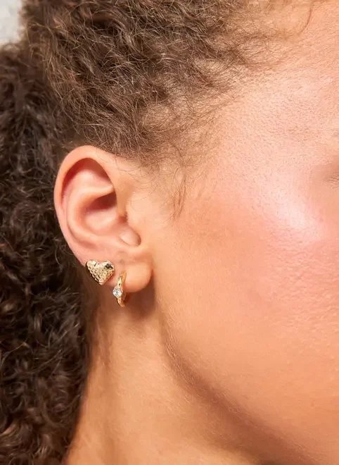 conjunto 3 brincos dourados laço conjunto 3 brincos dourados laço