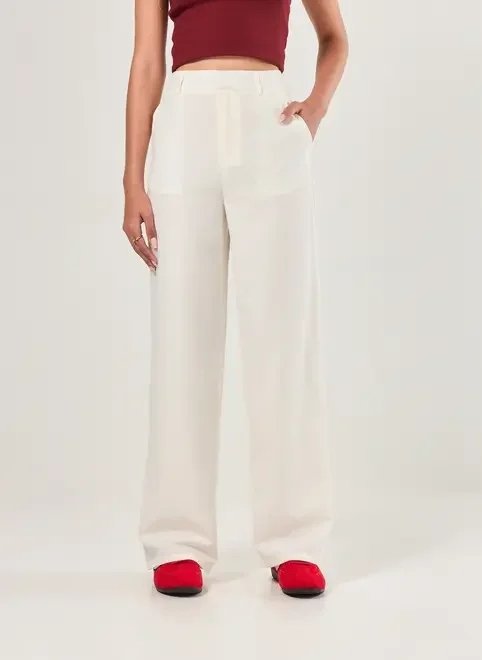 calça reta alfaiataria calça reta alfaiataria