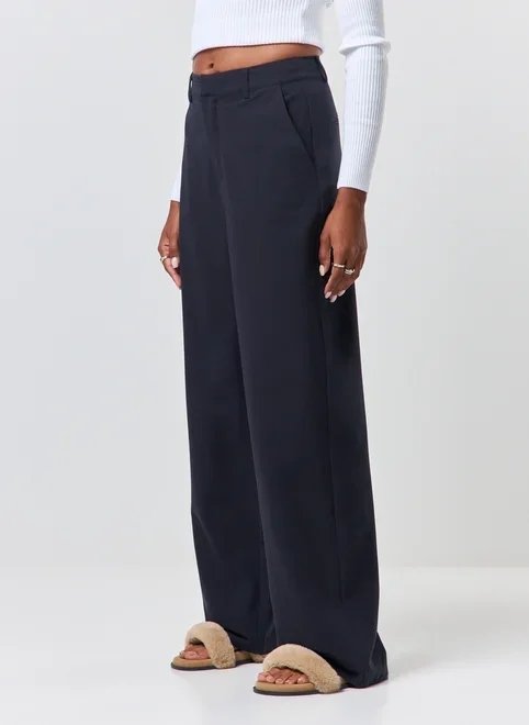 calça reta alfaiataria calça reta alfaiataria