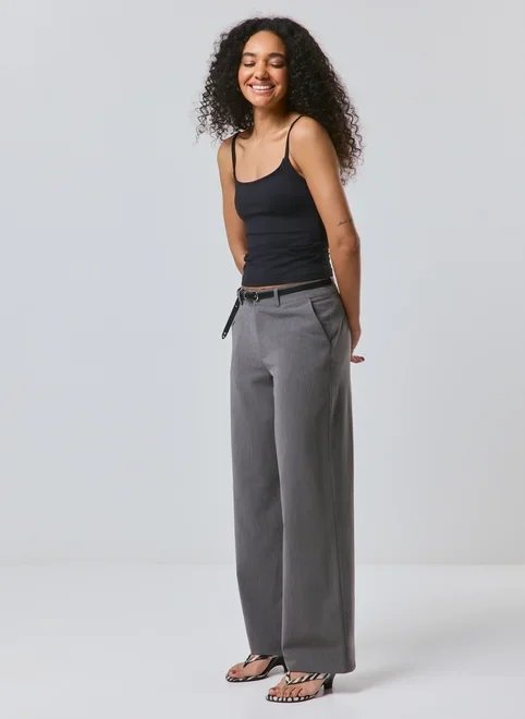 calça reta alfaiataria calça reta alfaiataria