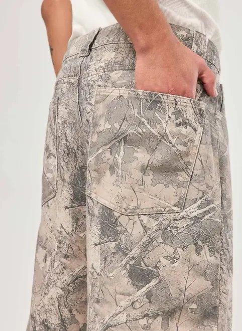 jorts em sarja camuflada jorts em sarja camuflada