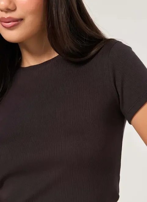 cropped manga curta cropped manga curta