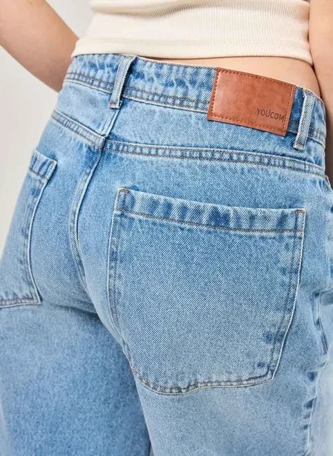 bermuda jeans cintura média bermuda jeans cintura média