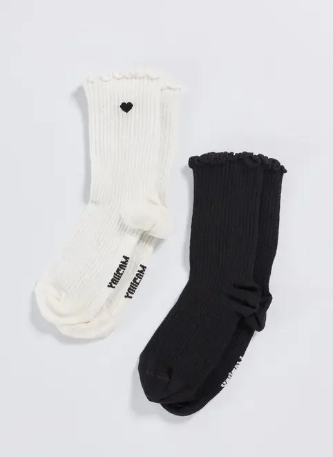 conjunto 2 pares de meias caneladas conjunto 2 pares de meias caneladas