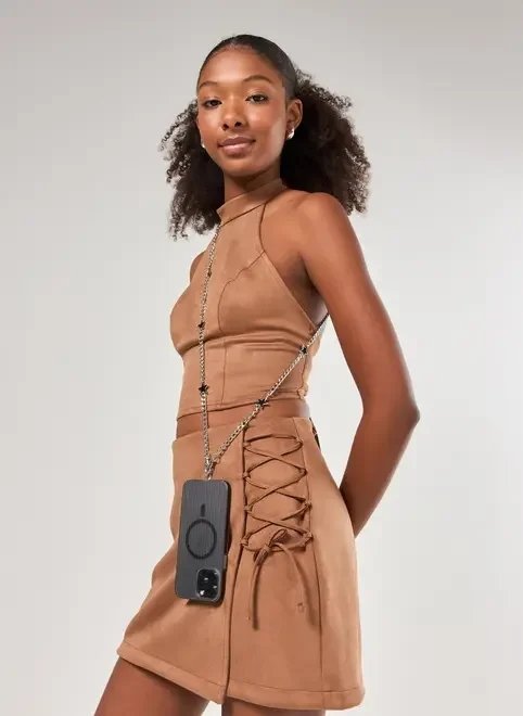 corrente para celular prateado com estrelas corrente para celular prateado com estrelas