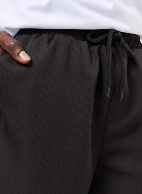 bermuda preta risca de giz bermuda preta risca de giz