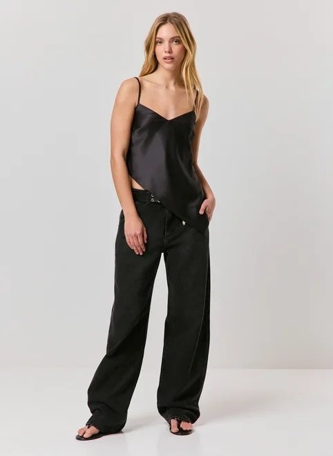 calça baggy jeans de cintura baixa calça baggy jeans de cintura baixa
