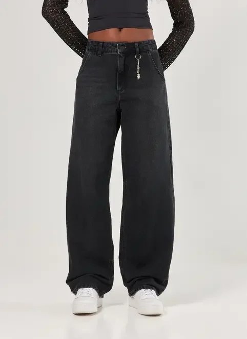 calça baggy jeans de cintura baixa calça baggy jeans de cintura baixa