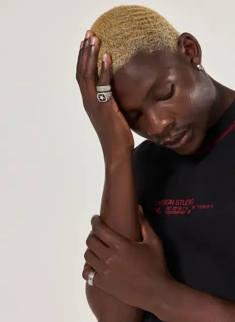 conjunto 3 anéis prateados estrela conjunto 3 anéis prateados estrela