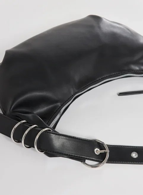 bolsa poliuretano preto fivelas bolsa poliuretano preto fivelas