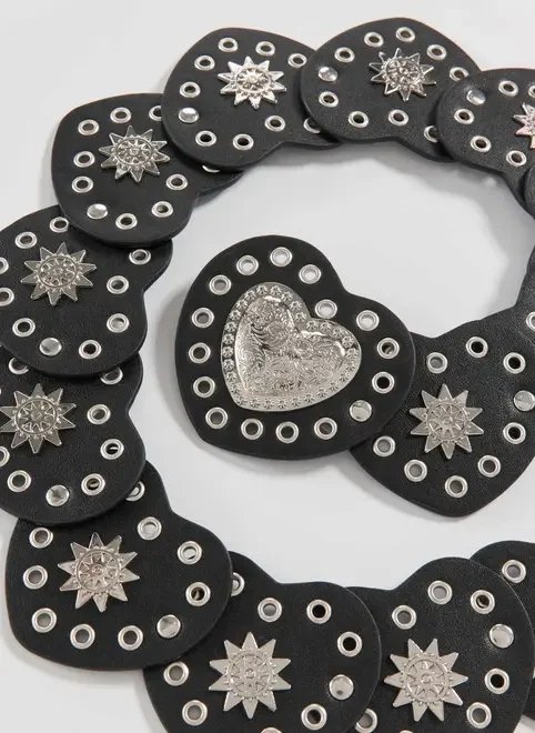 cinto largo boho coração cinto largo boho coração