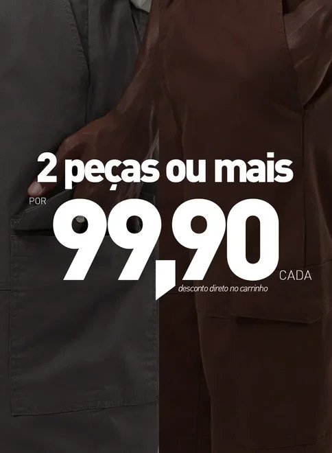 calça sarja reta cargo calça sarja reta cargo