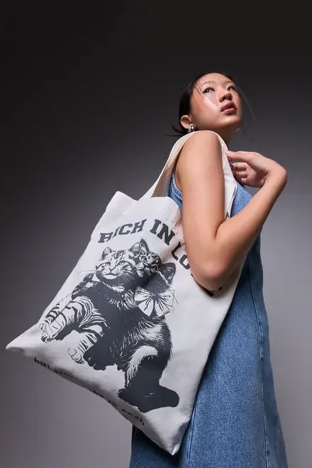 ecobag estampa gatinhos apaixonados ecobag estampa gatinhos apaixonados