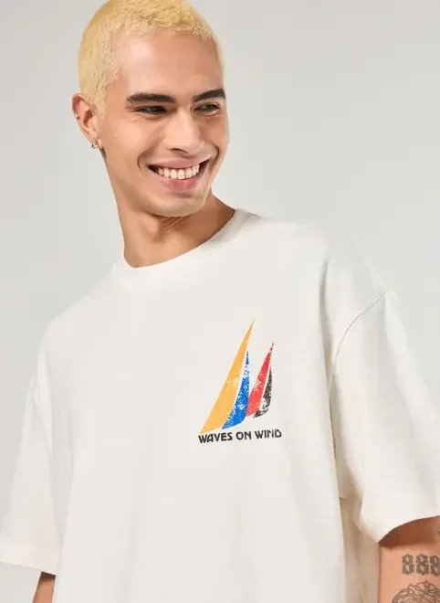 camiseta box malhão off-white wind camiseta box malhão off-white wind