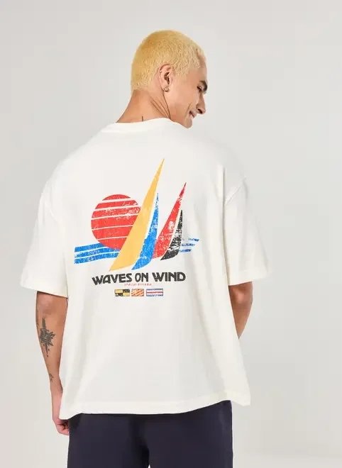 camiseta box malhão off-white wind camiseta box malhão off-white wind