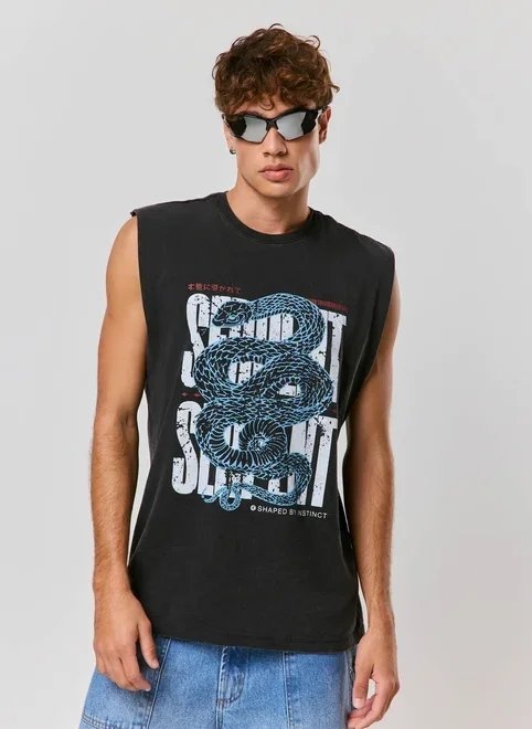 regata sleeveless marmorizada cobra regata sleeveless marmorizada cobra
