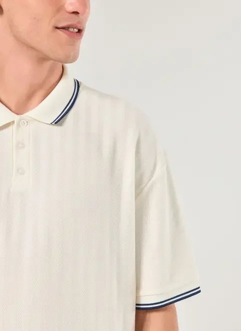 camiseta polo box texturizada camiseta polo box texturizada