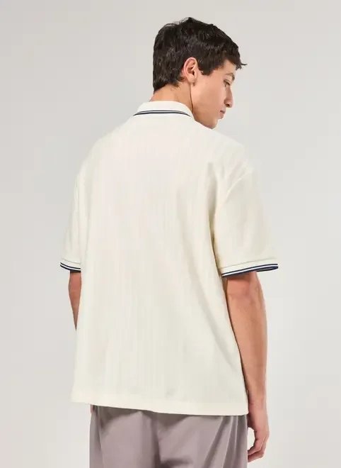 camiseta polo box texturizada camiseta polo box texturizada