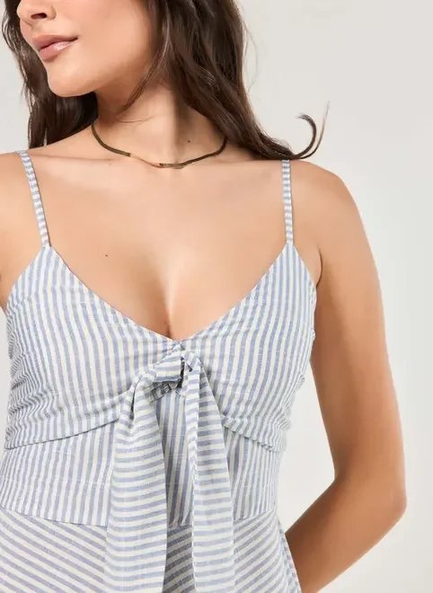 vestido longo listrado amarração vestido longo listrado amarração