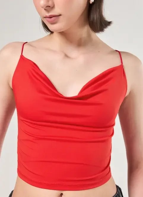 regata cropped degagê poliamida vermelha regata cropped degagê poliamida vermelha