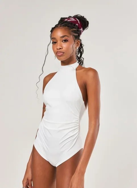 body poliamida frente única body poliamida frente única