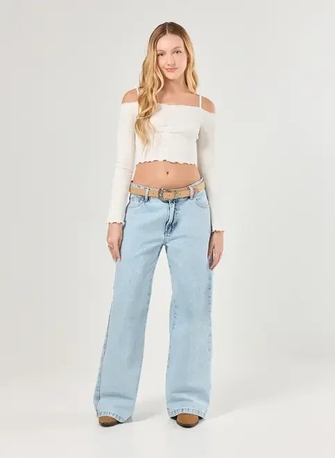 cropped manga longa ombro a ombro textura cropped manga longa ombro a ombro textura