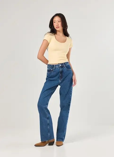 blusa manga curta canelada blusa manga curta canelada