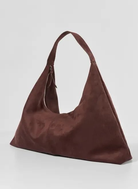 bolsa suede marrom bolsa suede marrom