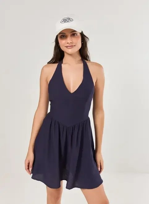 vestido curto marinho decote v vestido curto marinho decote v