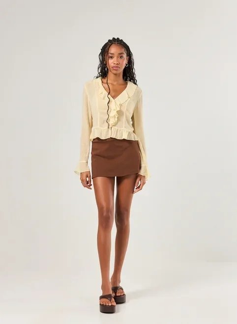 micro saia com shortinho micro saia com shortinho