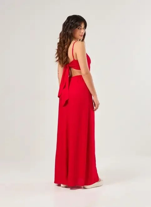 vestido longo vermelho recortes vestido longo vermelho recortes