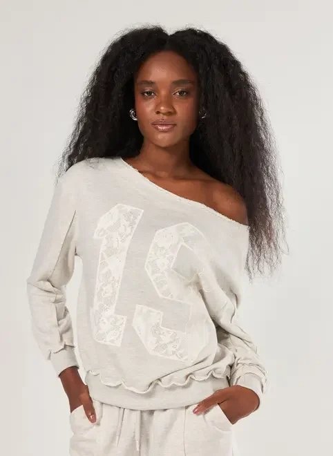 blusa de moletinho decote canoa número blusa de moletinho decote canoa número