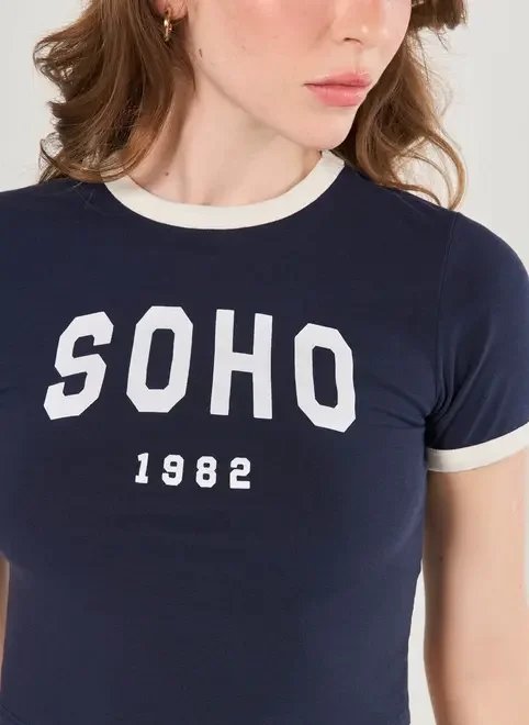 mini tee marinho soho mini tee marinho soho