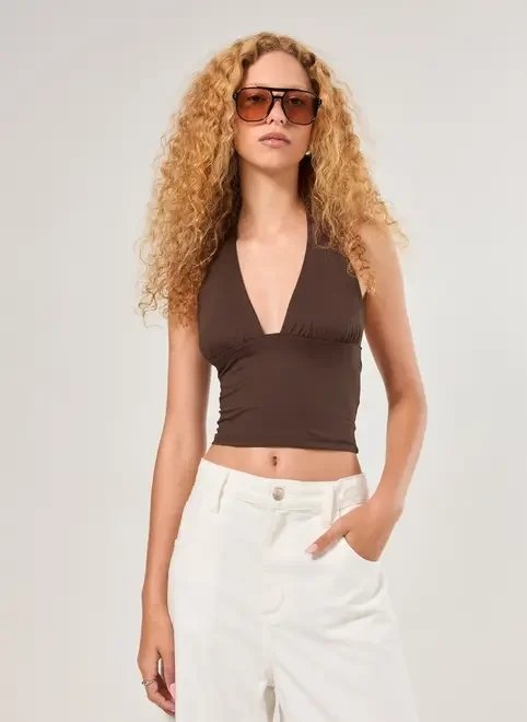 blusa frente única poliamida blusa frente única poliamida