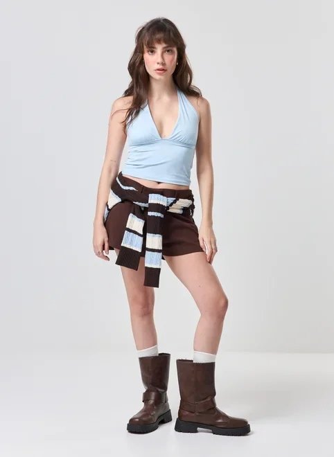 blusa frente única poliamida blusa frente única poliamida