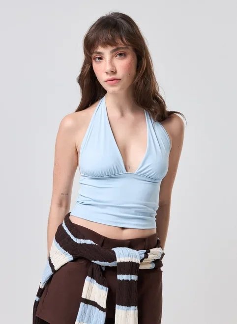 blusa frente única poliamida blusa frente única poliamida