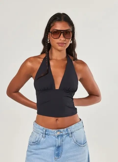 blusa frente única poliamida blusa frente única poliamida