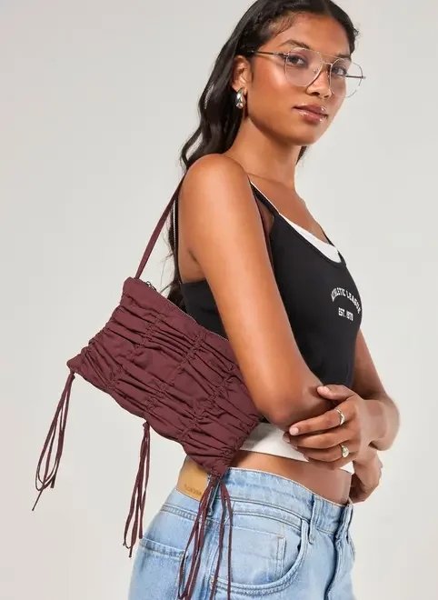 bolsa nylon com franzidos bolsa nylon com franzidos