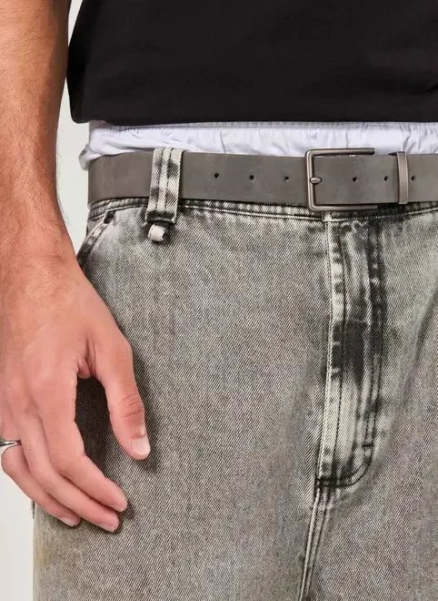 cinto poliuretano cinza estonado cinto poliuretano cinza estonado