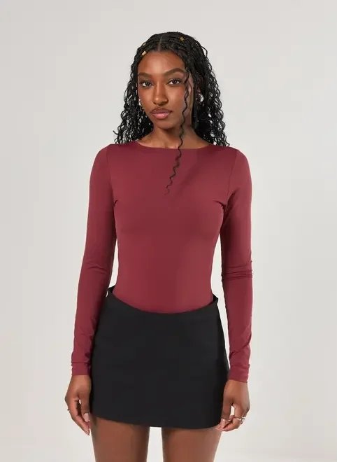 body manga longa poliamida costas abertas body manga longa poliamida costas abertas