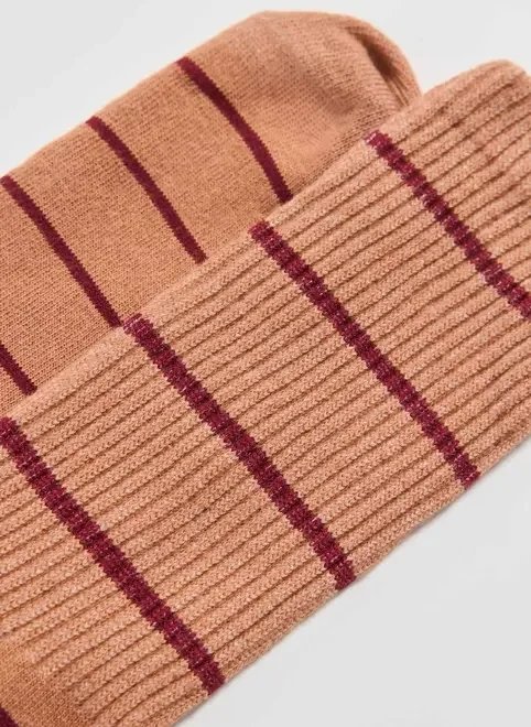 meia marrom listrada meia marrom listrada