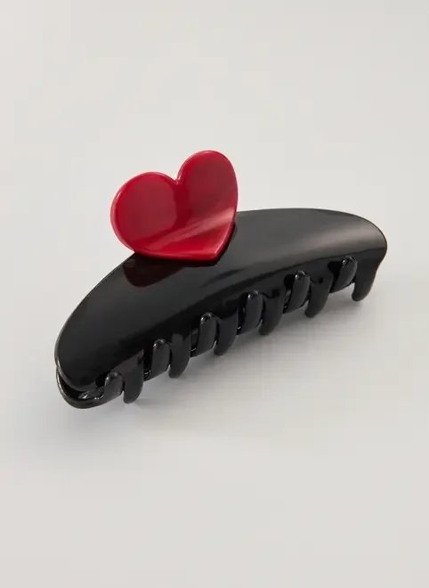 piranha de cabelo preta coração piranha de cabelo preta coração