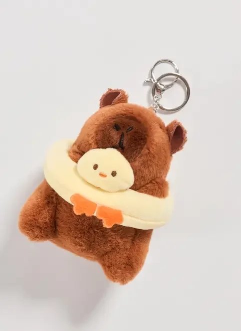 chaveiro capivara com boia chaveiro capivara com boia